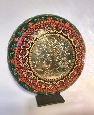 Dot-Art design urn